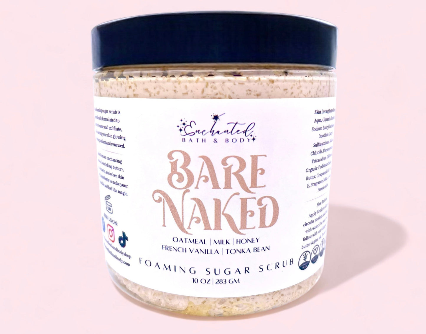 Bare Naked Foaming Sugar Scrub