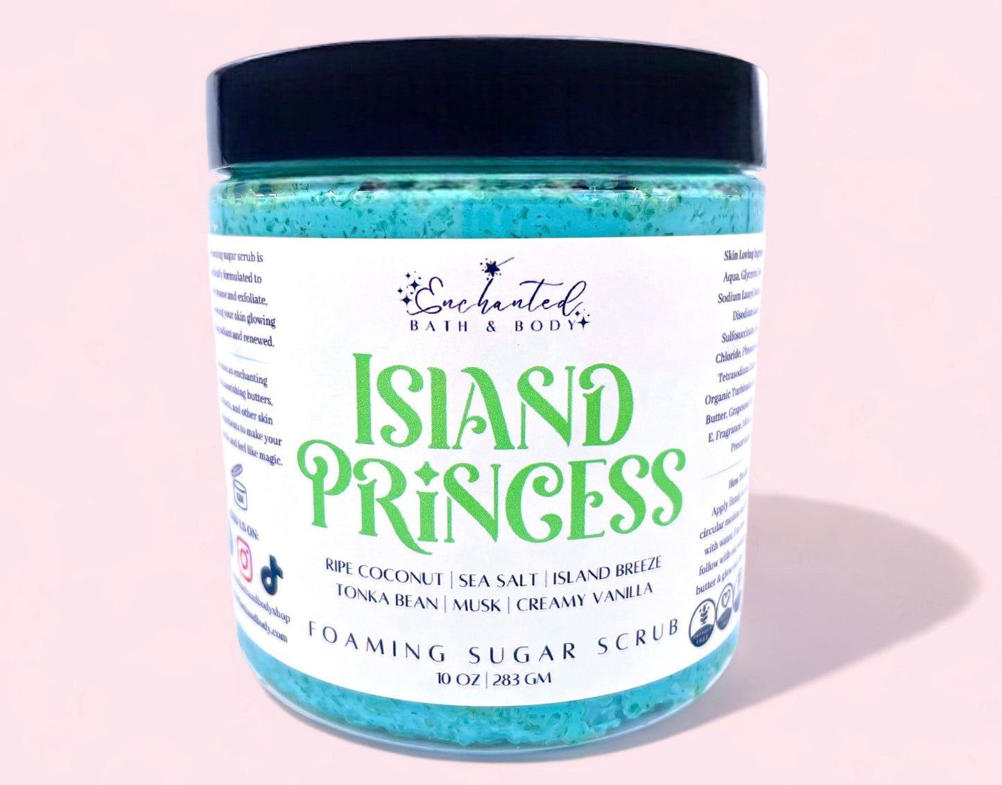 Island Princess Foaming Sugar Scrub