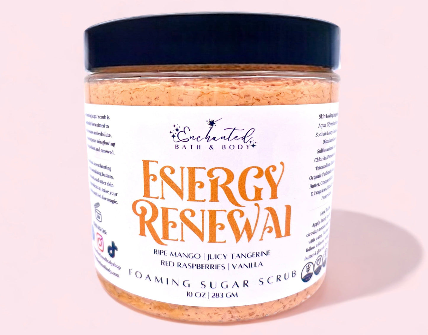 Energy Renewal Foaming Sugar Scrub