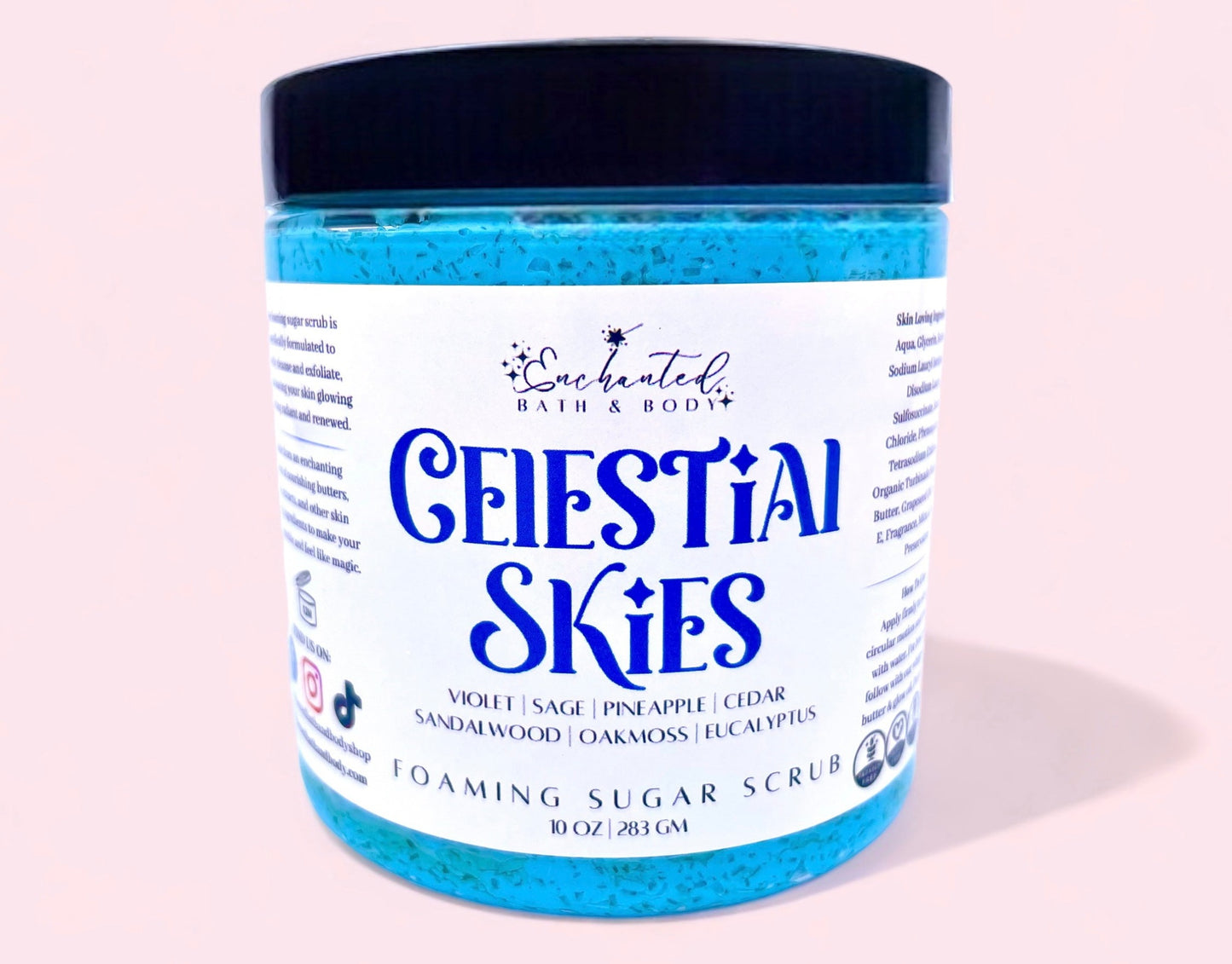 Celestial Skies Foaming Sugar Scrub